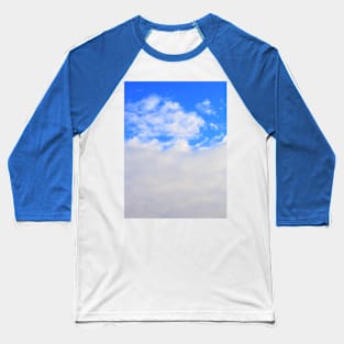 Cloudy Sky Baseball T-Shirt